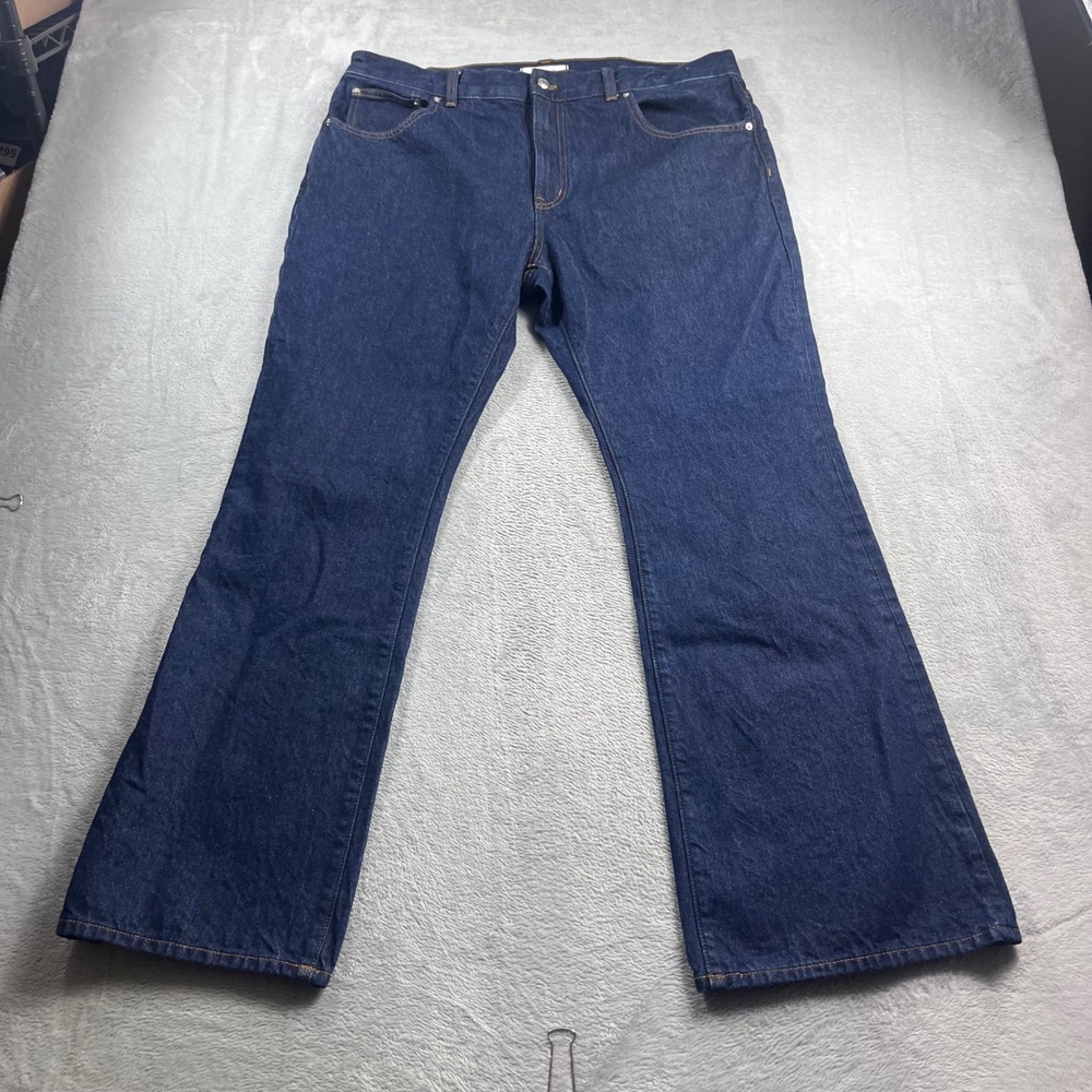 Madewell The Vintage Flare Jean Dark Indigo Blue High Rise Denim‎ Size 33